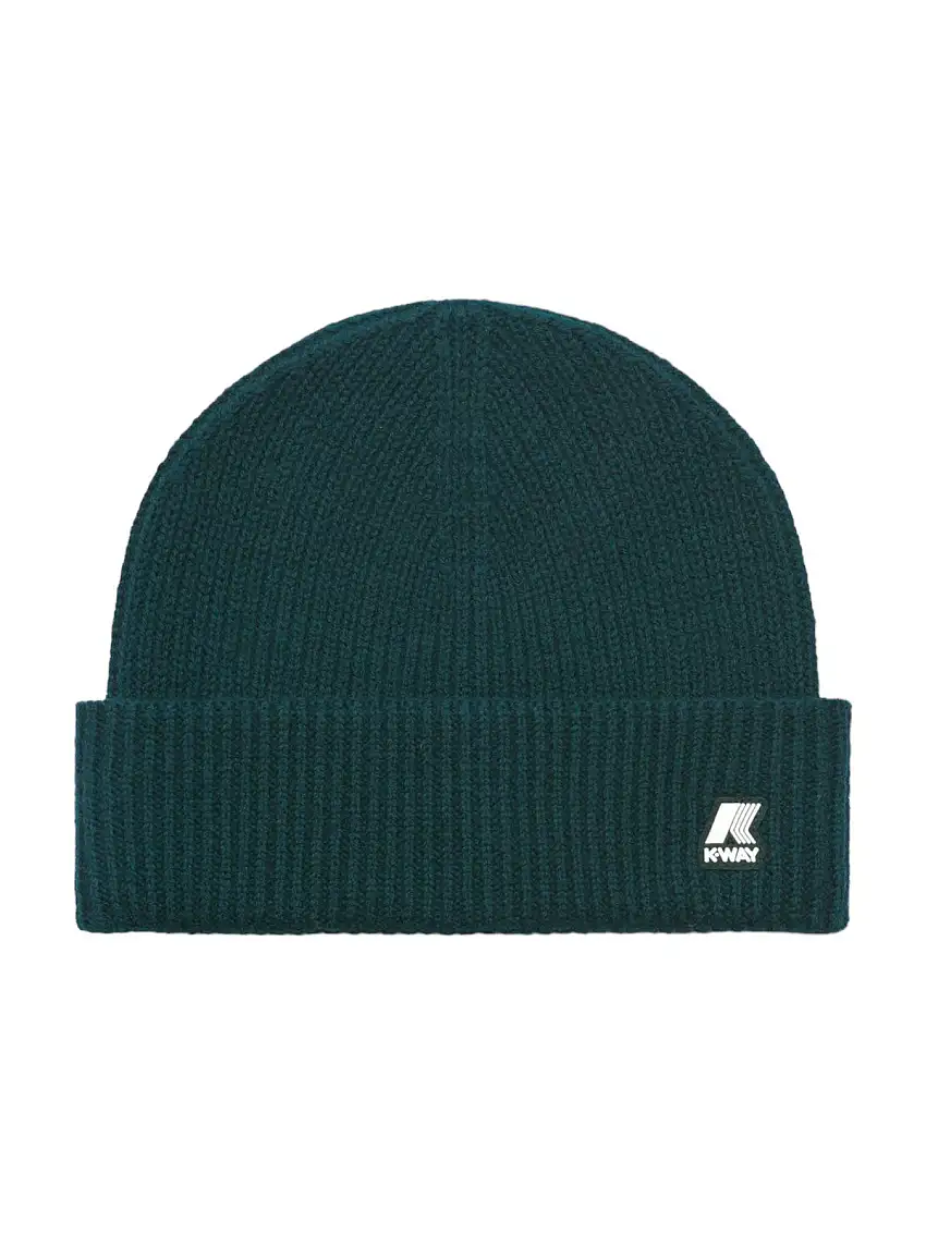 K-WAY Men's Hat Brice cardigan stitch wool K11319W XXK Green