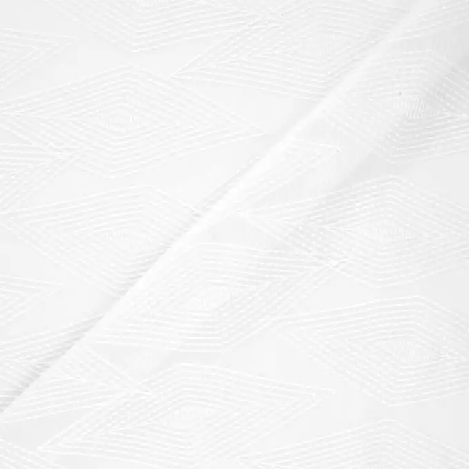 Tessuto velo ricamato triangoli