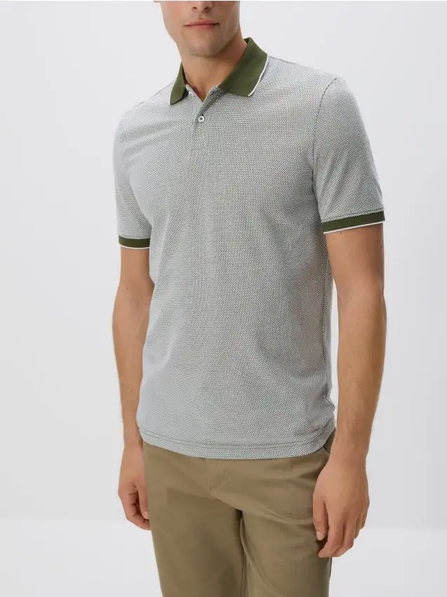 Polo regular fit Colore verde chiaro
