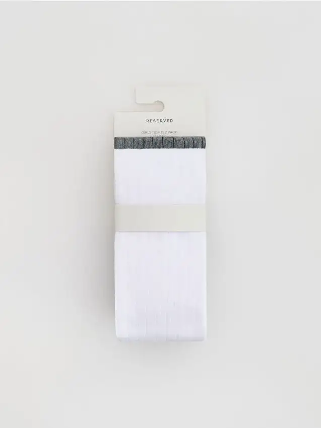 Confezione da 2 paia di collant Colore grigio scuro