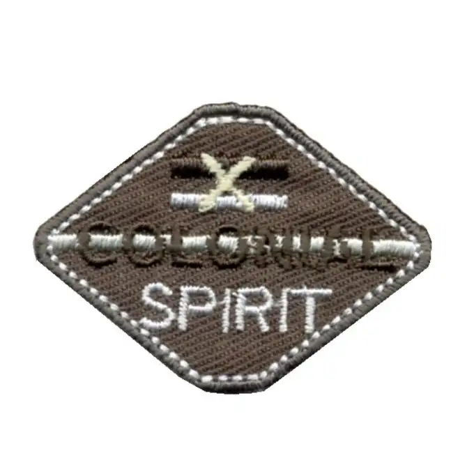 Scudetto spirito coloniale grigio