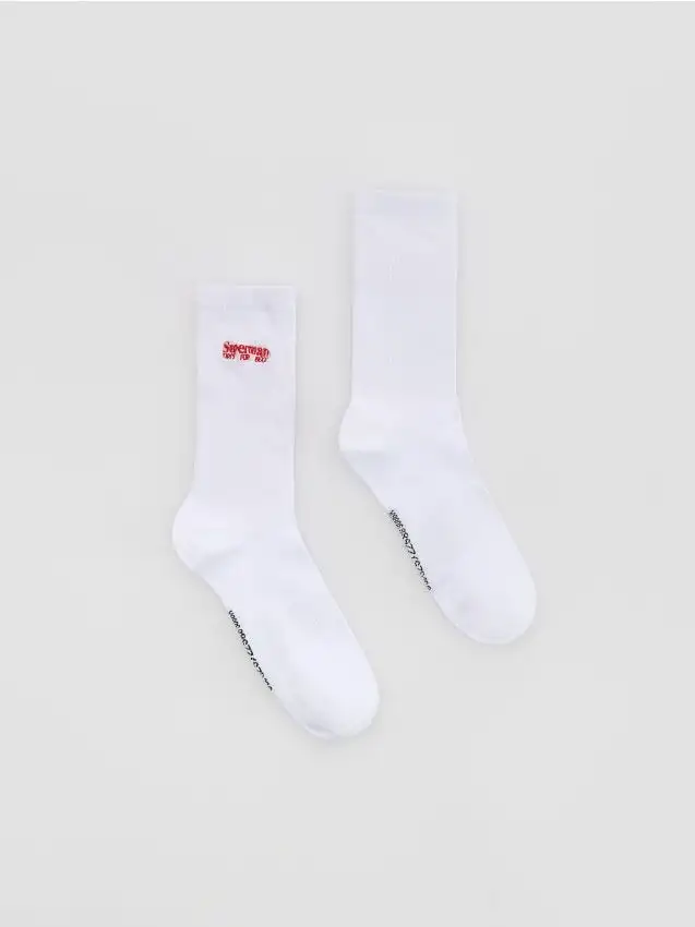 Puuvillased sokid SUPERMAN™ Colore bianco