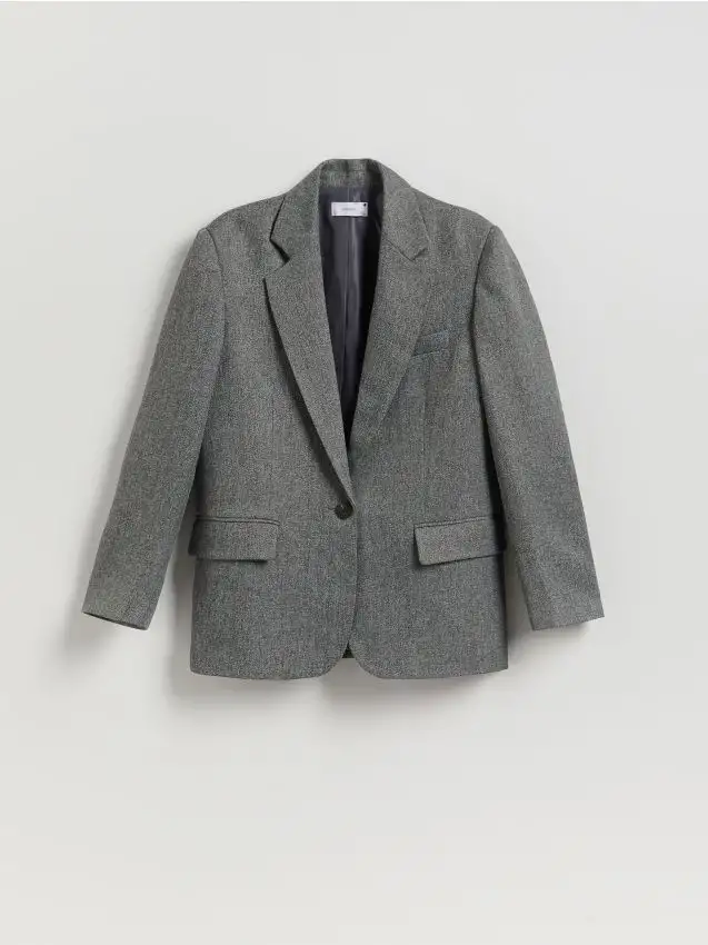 Blazer monopetto Colore grigio scuro