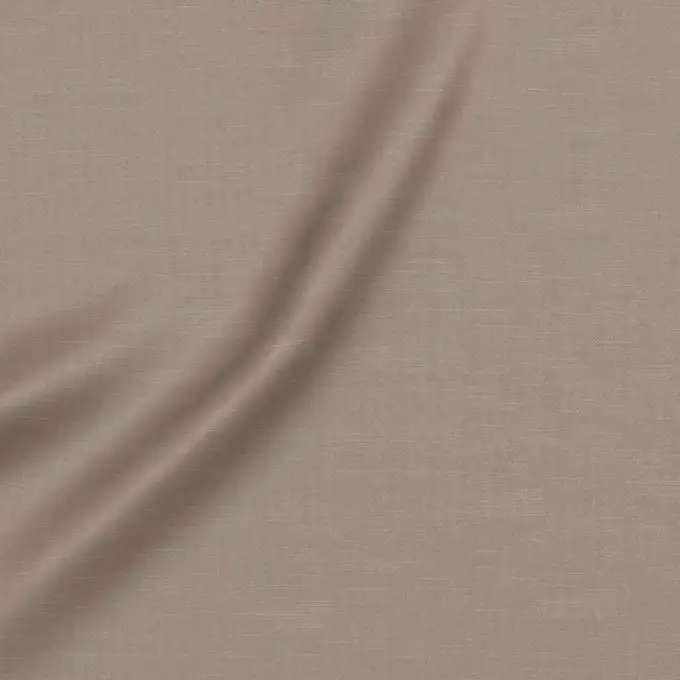 Tessuto satin doupionne unito taupe Ascot