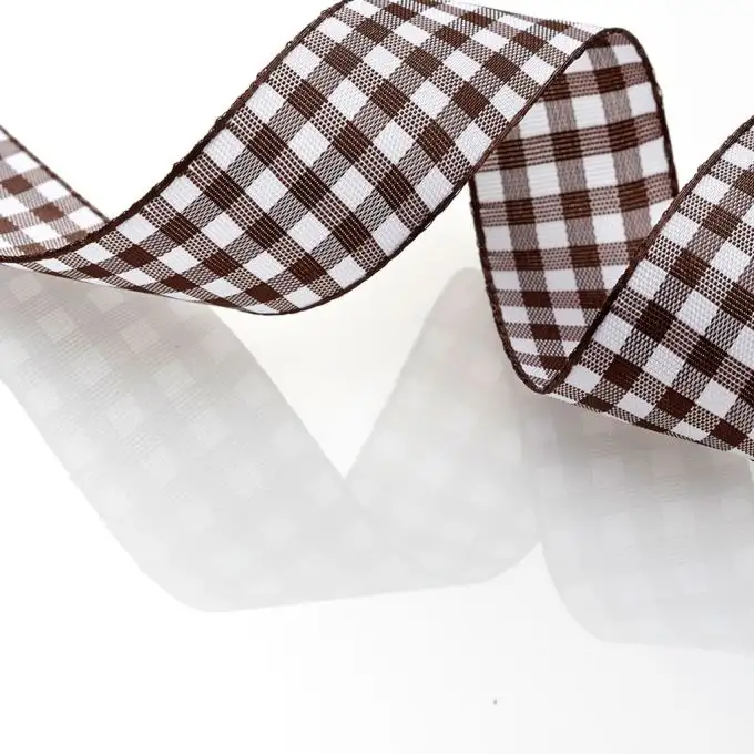 Nastro vichy marrone
