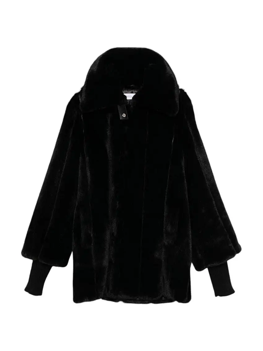 PATRIZIA PEPE Women's Coat 2O0163 E5T7 K103 Black