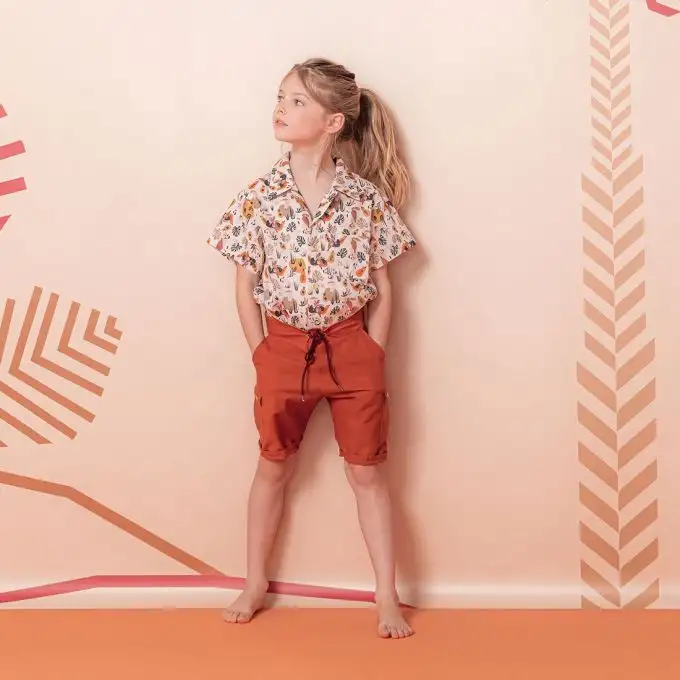 Pantalone e short Burda kids 9354 patronato