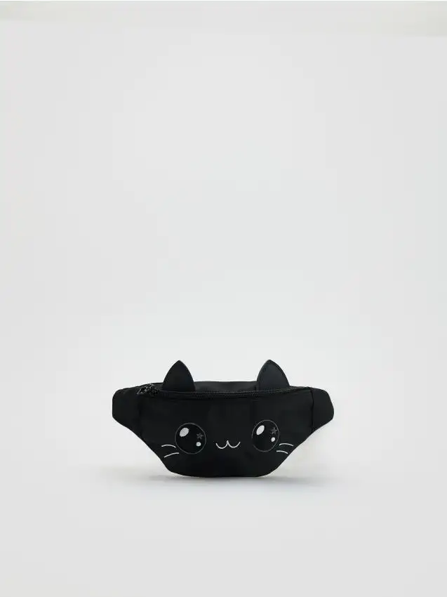 Borsello con applicazione Colore nero