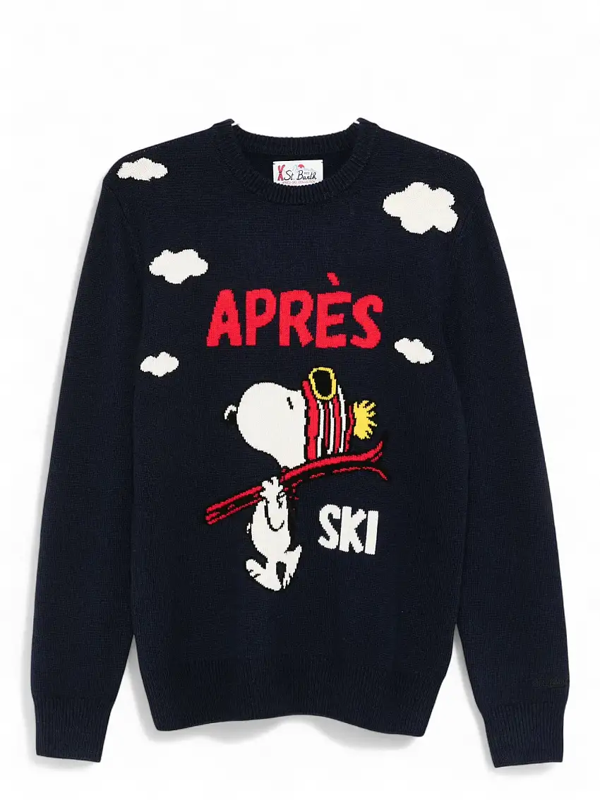 Maglione Snoopy cashmere ricamato - MC2 SAINT BARTH