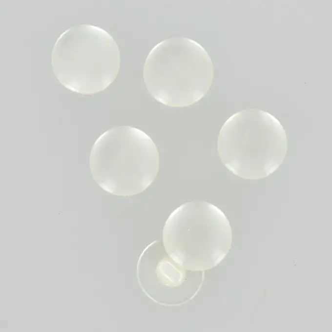 bottoni a coda bianchi 16 mm