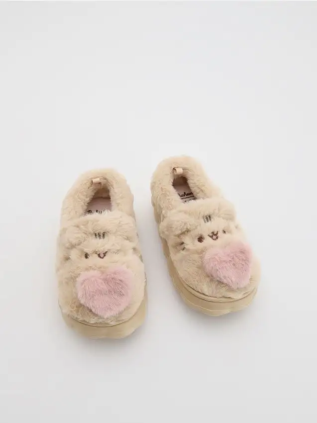 Pantofole Pusheen da infilare Colore beige