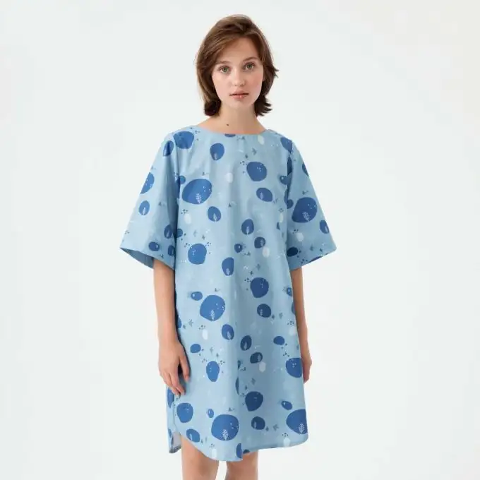 Roba patron pieghe nella schiena tunica