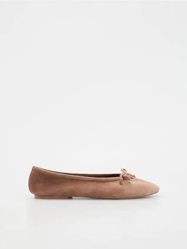 Ballerine in pelle Colore beige