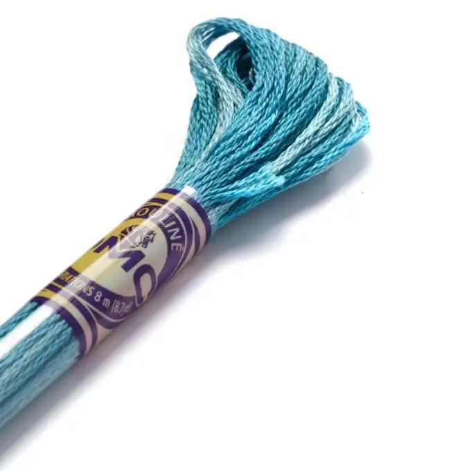 Filo mouliné da ricamo blu - COL 4025