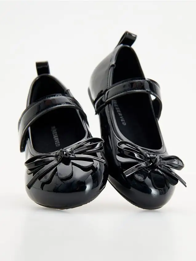 Ballerine laccate Colore nero