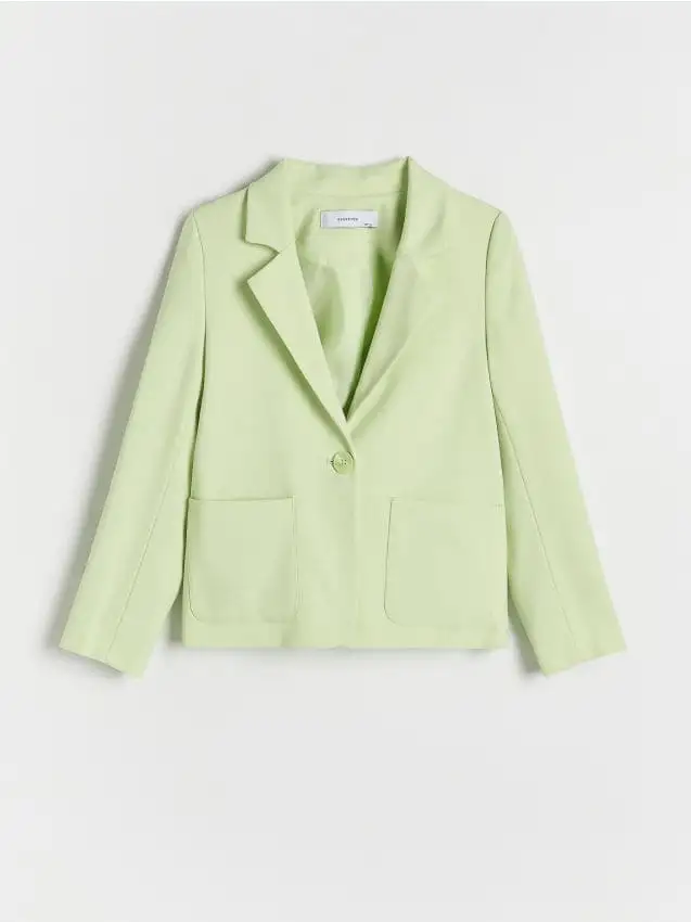 Blazer in misto viscosa Colore verde