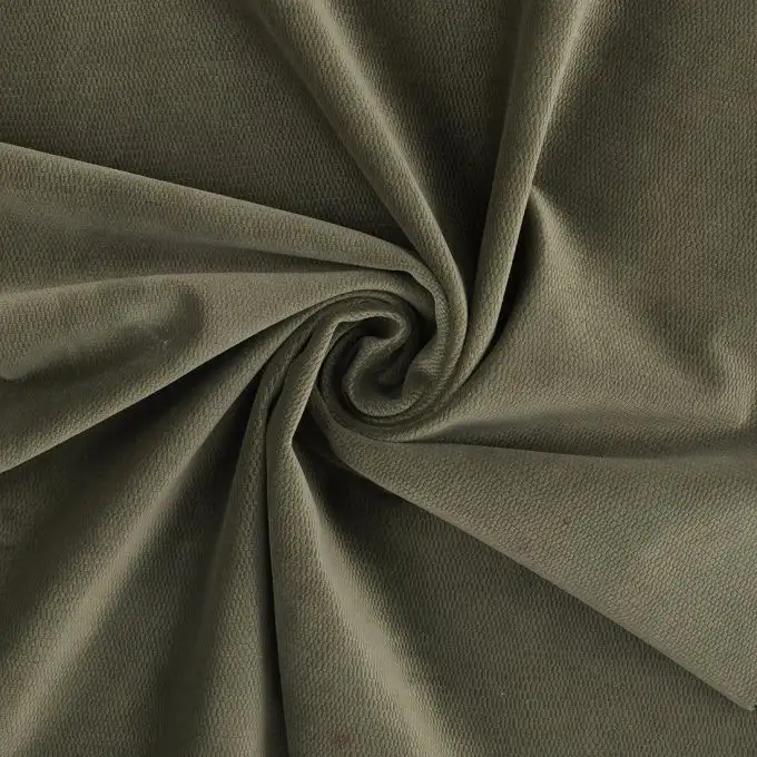 Velluto decker verde kaki