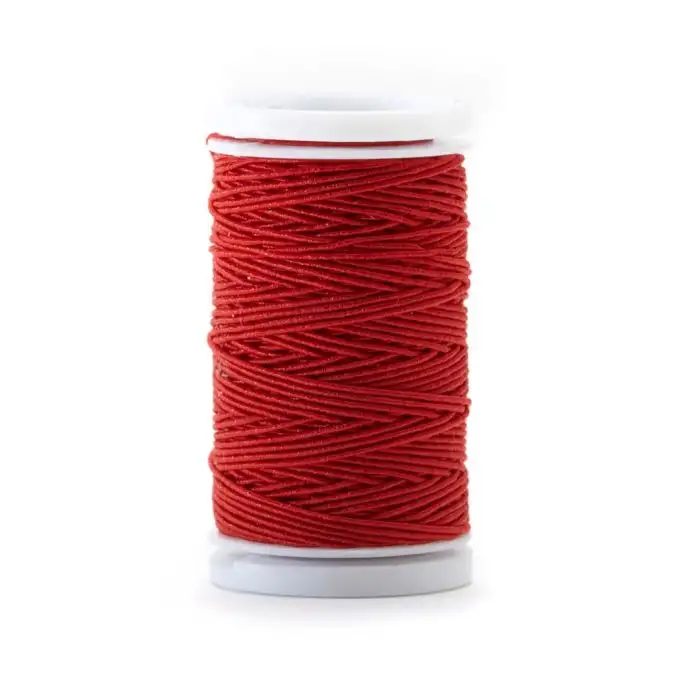 Filo da cucire elastico rosso