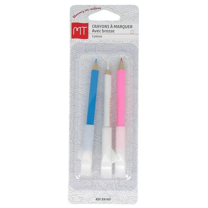 Set di 3 matite per tessuti