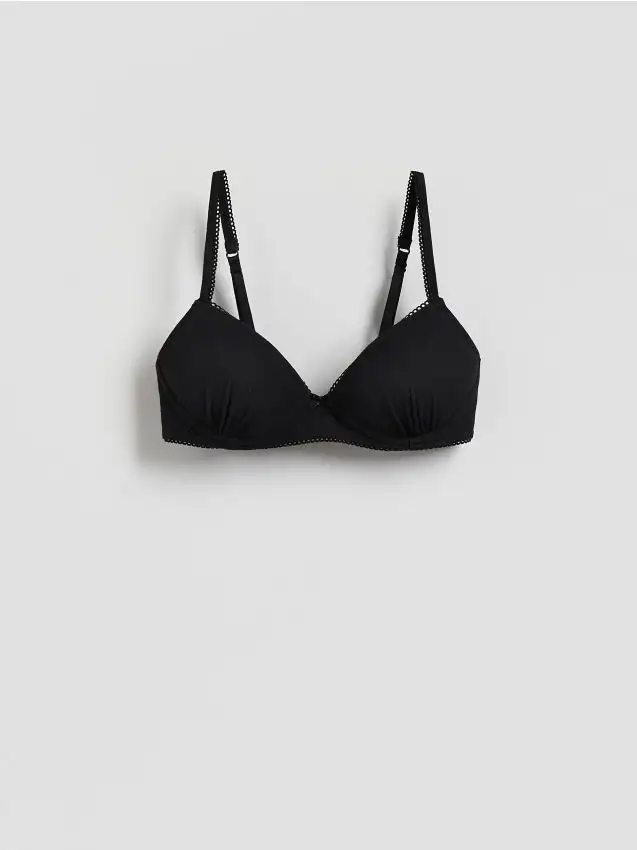 Reggiseno in cotone Colore nero
