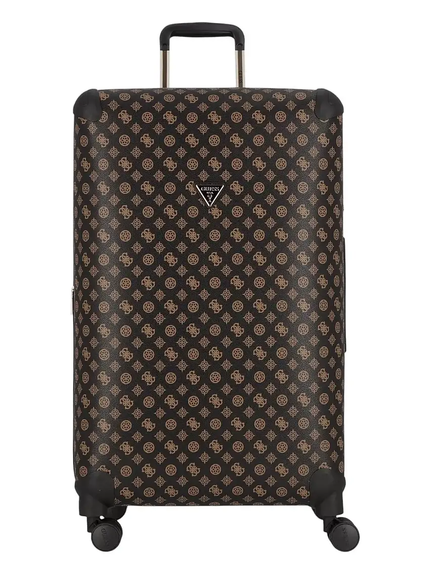 GUESS Women's Suitcase and Trolley WILDER 28 IN 8-WHEELER TWHP74 52988 BRO Brown