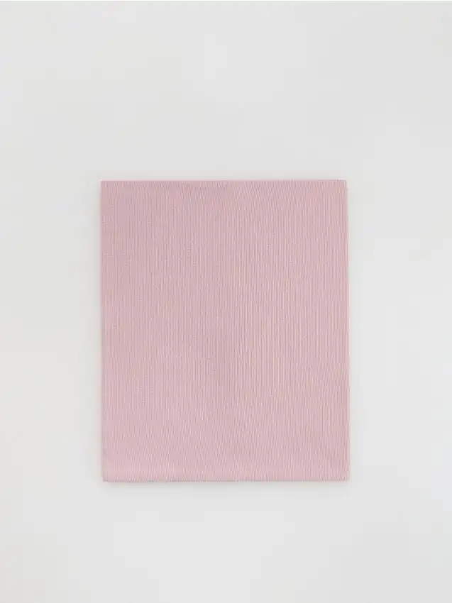 Sciarpa ad anello in misto cotone Colore rosa cipria