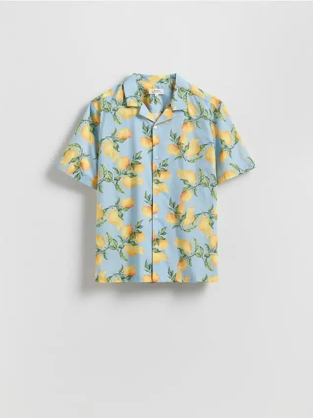 Camicia comfort fit in cotone Colore multicolore