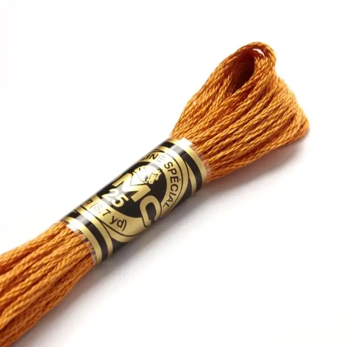 Filato mouliné da ricamo toni marroni COL 976