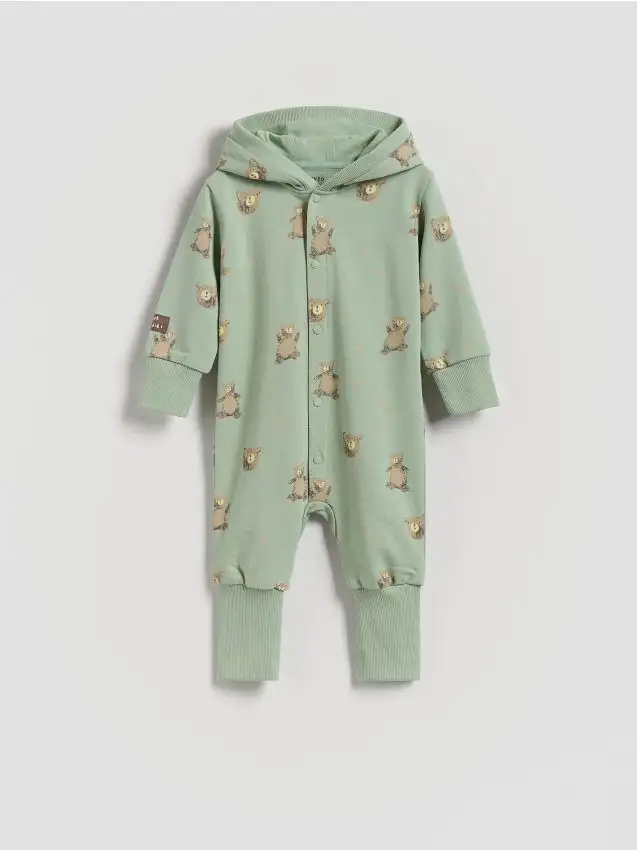 Pagliaccetto in cotone Colore verde chiaro