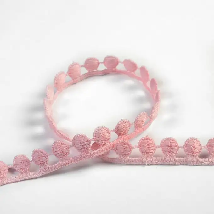 Nastro guipure 10 mm rosa