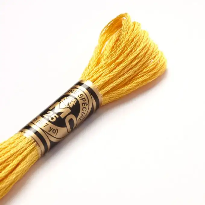 Filato mouliné da ricamo - Toni gialli/arancioni - COL 725