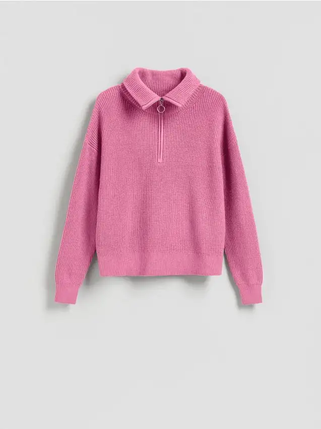 Maglione in misto viscosa Colore orchidea