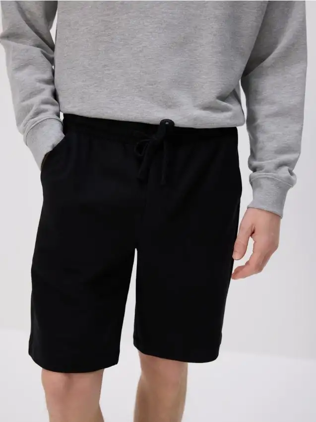 Pantaloncini tuta regular fit Colore nero