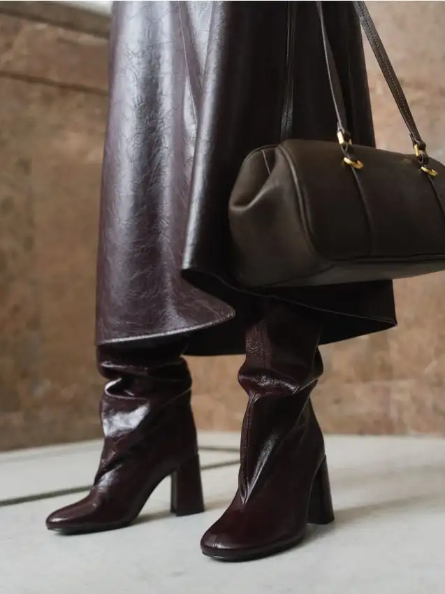 LADIES` BOOTS Colore maroon