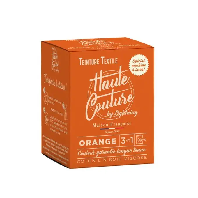 Tintura tessile alta moda arancione