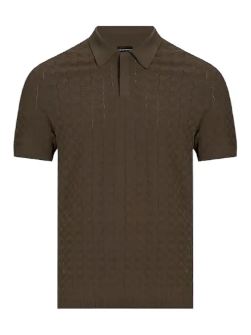 EMPORIO ARMANI Men's Polo Shirt EM001570 AF14853 F6056 Brown