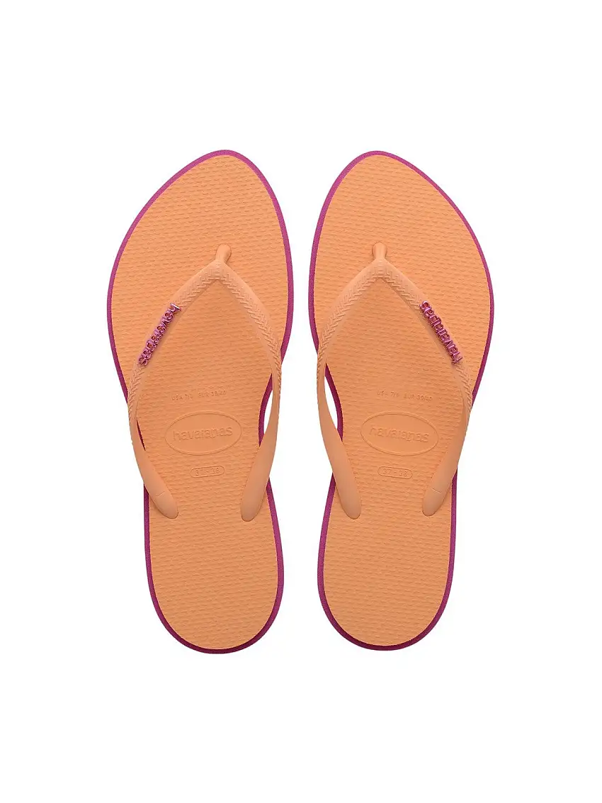 HAVAIANAS Women's Flip Flops Hav. Slim point 4149584.4622 Pink