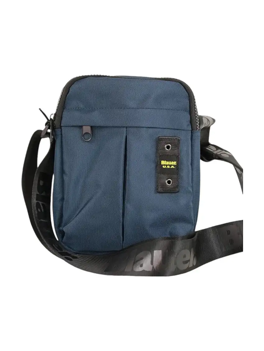 BLAUER Men's Shoulder Bag WZP F4CRO01/WZP NVY Blue