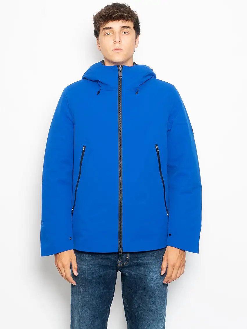 Giacca Corta Tre in Uno Bicep Blu Elettrico