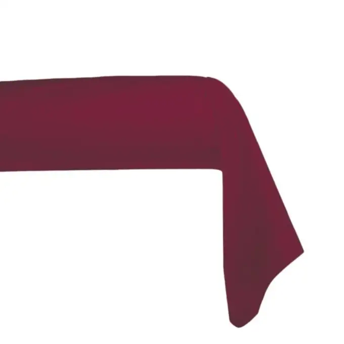 Federa per cuscino cilindrico percalle rosso bordeaux