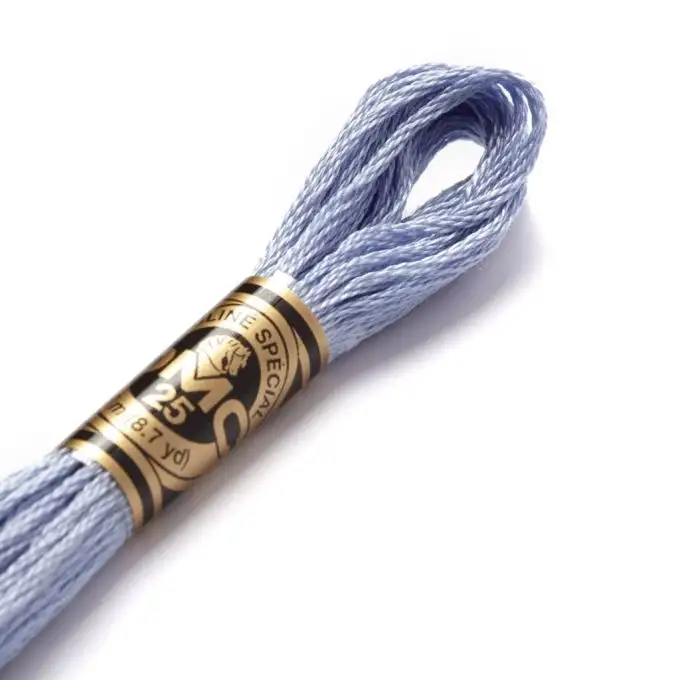 Filo mouliné da ricamo - Toni blu - COL 341