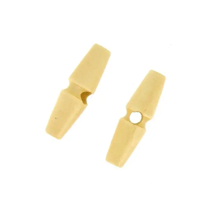 bottoni duffle-coat 1 foro beige 40mm