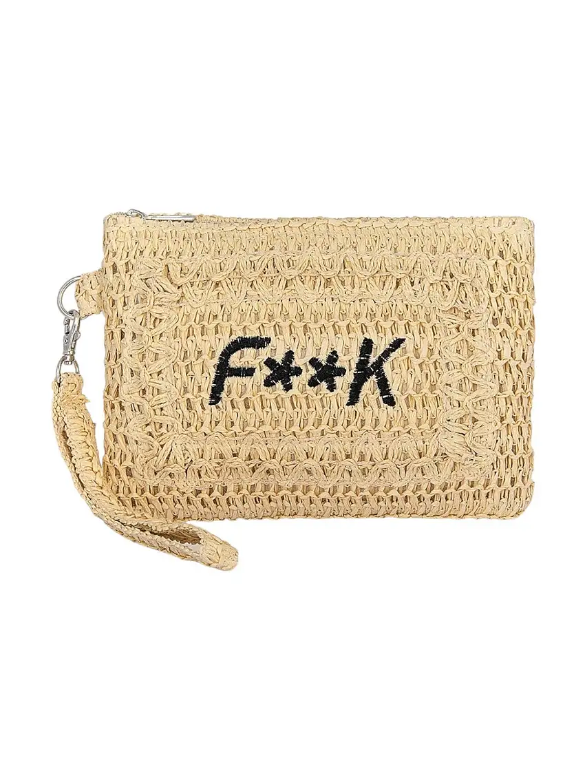 F**K Women's Clutch FA25-A059BG Beige