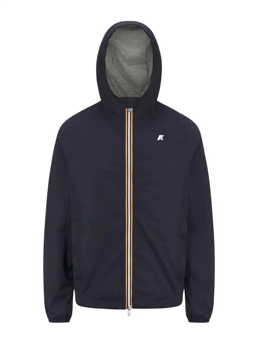 K-WAY Men's jacket Jack stretch nylon jersey K3123UW K89 Blue