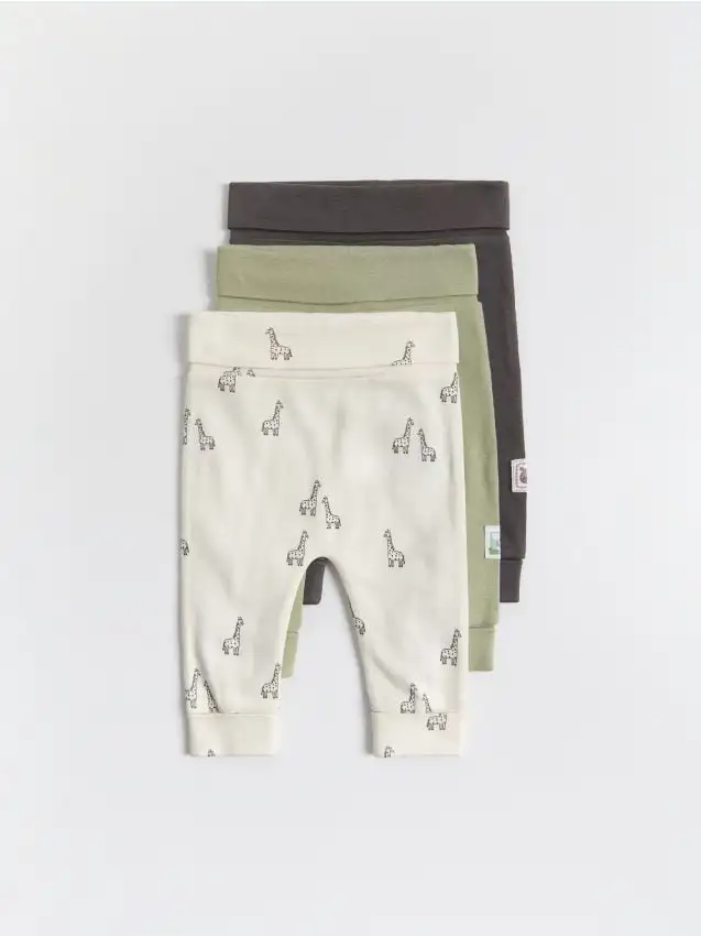 Pantaloni in cotone 3 pack Colore nude