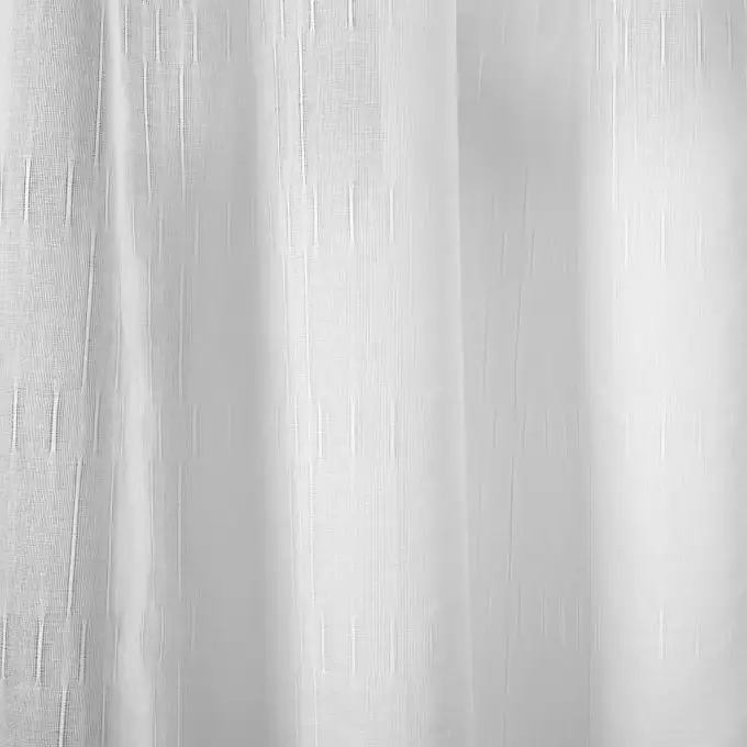 Tessuto velo bianco ricamato linee