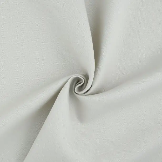 Tessuto antimacchia avorio tinta unita grande larghezza