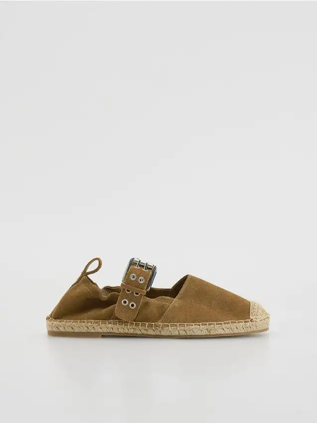 Espadrillas in pelle Colore beige