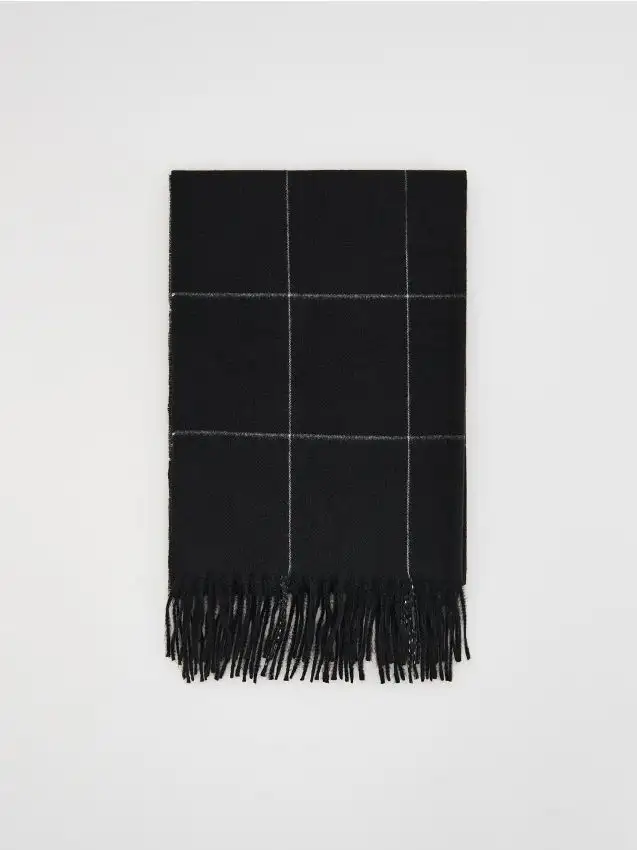 Sciarpa in misto viscosa Colore nero