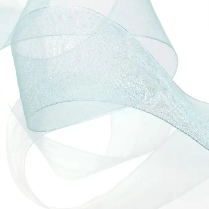 Nastro organza 41mm - Turchese